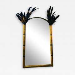 1970s ITALIAN METAL PALM TREE MIRROR - 3341503