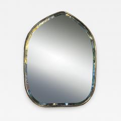 1970s Italian Brass Wall Mirror - 2878908