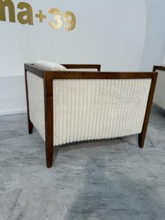 1970s Italian Modernist Lounge Chairs with Flared Frame - 4206832