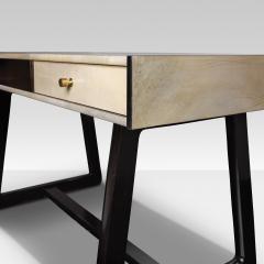 1970s Italian Wood Parchment Desk - 4250274