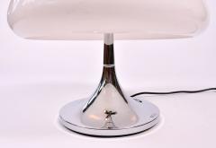 1970s Italian perspex white domed table lamp - 1009624