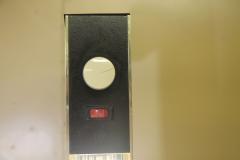 1970s L shaped brass floor lamp with two lights - 3390455