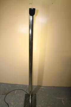 1970s L shaped brass floor lamp with two lights - 3390456
