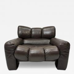 1970s Leather Lounge Chair by Tongiana Stefano - 4229889