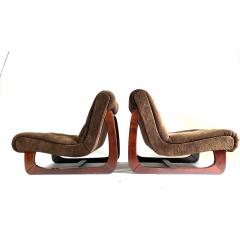 1970s Low Lounge Chairs a Pair - 1703928