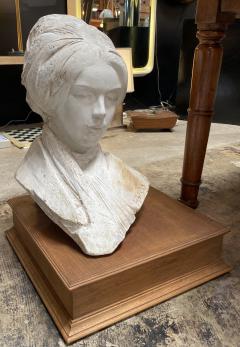 1970s Mid Century Half Bust Woman Sculpture - 2438812