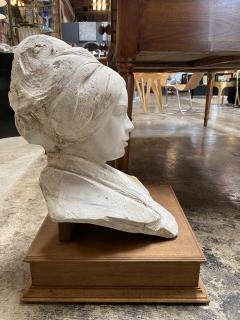 1970s Mid Century Half Bust Woman Sculpture - 2438815