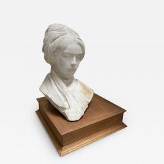 1970s Mid Century Half Bust Woman Sculpture - 2440494