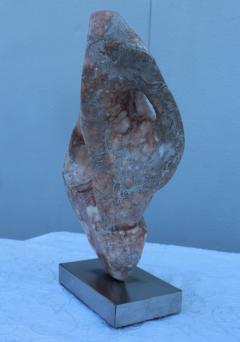1970s Mid Century Modern Marble Abstract Sculpture - 1328513
