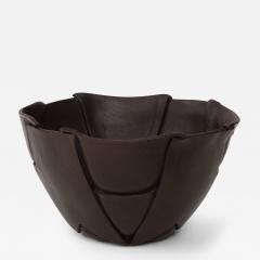 1970s Mid Century Modern Studio Made Brown Pottery Bowl - 3453111