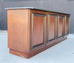 1970s Mid Century Modern Walnut Credenza Sideboard American Modern Design - 4712030