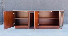 1970s Mid Century Modern Walnut Credenza Sideboard American Modern Design - 4712032