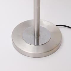1970s Modernist Brushed Aluminium Floor Lamp in the style of Max Sauze - 641355