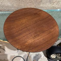 1970s Modernist Platter Teak Wood on Black Plate - 3403393