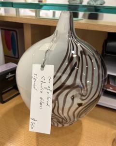 1970s Murano glass vase signed - 4719875