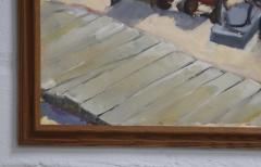 1970s Oil On Canvas Fire Island Pines Modern Painting - 3395181