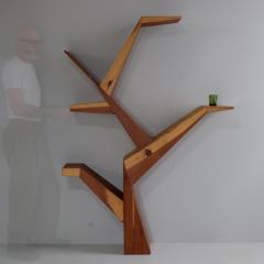 1970s Pitch Pine Sculptural Shelf Italy - 4073615