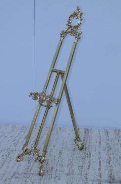 1970s Rococo Style Italian Brass Easel - 2832690