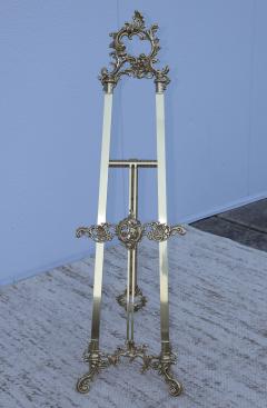 1970s Rococo Style Italian Brass Easel - 2832691