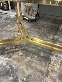 1970s Romeo Rega Style Brass Dining Table - 4045023