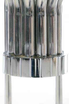 1970s Sculptural Chrome Dining Or Center Table - 2283152