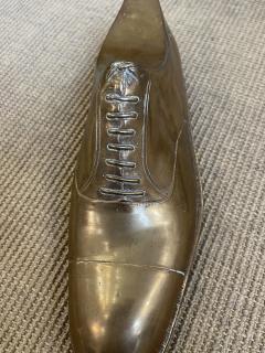 1970s Sculptural bronze shoe - 3940101