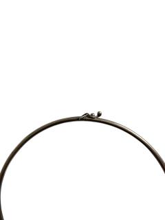 1970s Silver and amber necklace - 4720831