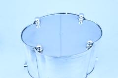 1970s Silver plate Wine Bucket With Stand From Brazil By St James - 2653317