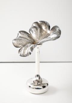 1970s Silver plated Brazilian Flower Shape Vase - 3573406