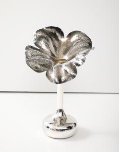 1970s Silver plated Brazilian Flower Shape Vase - 3573407