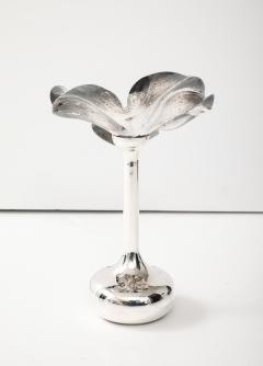 1970s Silver plated Brazilian Flower Shape Vase - 3573413