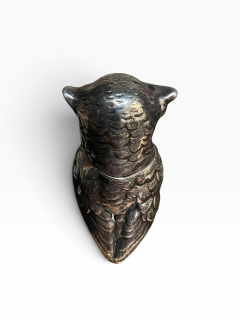 1970s Silver plated owl lighter - 4798827