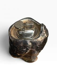 1970s Silver plated owl lighter - 4798830