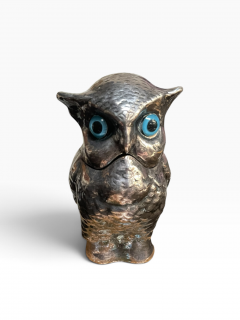 1970s Silver plated owl lighter - 4799289
