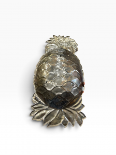 1970s Silver plated pineapple vide poche - 4771404