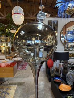1970s Space Age Floor Lamp in Smoked and Amber Acrylic Italy - 4463540