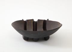 1970s Studio Made Modernist Pottery Brown Decorative Bowl - 3452339