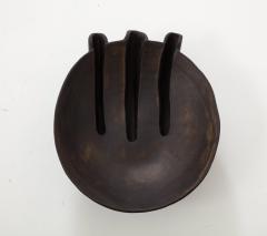 1970s Studio Made Modernist Pottery Brown Decorative Bowl - 3452340