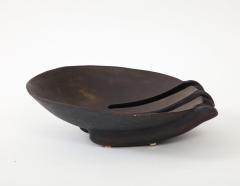 1970s Studio Made Modernist Pottery Brown Decorative Bowl - 3452342