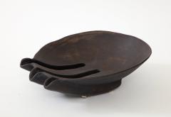 1970s Studio Made Modernist Pottery Brown Decorative Bowl - 3452347