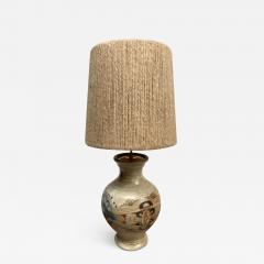 1970s Studio Pottery Ceramic Lamp Signed Fievet - 3251500