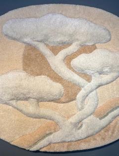 1970s Tree of Life Rug Fiber Art Wall Hanging Frank Lane Attributed - 4189963