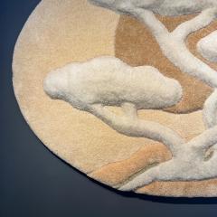 1970s Tree of Life Rug Fiber Art Wall Hanging Frank Lane Attributed - 4189967