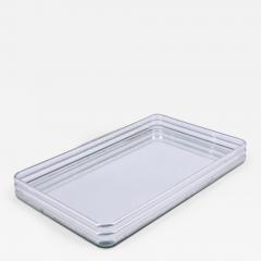 1970s US rectangular Lucite and mirror tray - 1473208