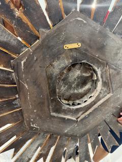 1970s Vintage Italian Sunburst Gilded Wall Mirror - 4288830