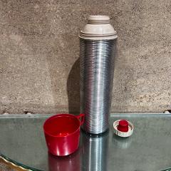 1970s Vintage Ribbed Thermos Retro Camp Gear Norwich Connecticut - 3182049