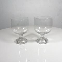 1970s Vintage Stemware Crystal Glasses Set of Two - 3118935