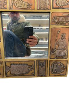 1970s Wall mirror designed by Jean Pierre Chevallier - 4362973