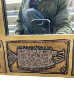 1970s Wall mirror designed by Jean Pierre Chevallier - 4362974