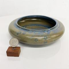 1970s Zanesville Modern Art Pottery Small Bowl Speckled Blue Tie Dye Ohio - 2497605
